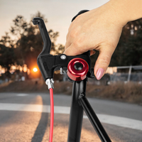 Dzwonek Rowerowy Dla Dzieci Dorosłych Aluminiowy Głośny Dr2 Czerwony