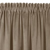 Zasłona VILA velvetowa na taśmie smok 200x270 beżowa wzór 6 Homede