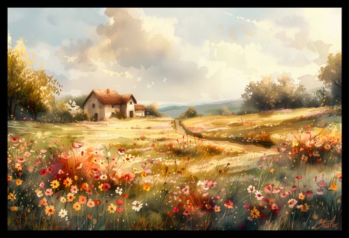 Plakat 45x30cm Sielski Domek na Arena.pl