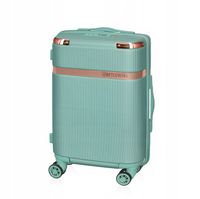 BETLEWSKI Walizka podróżna na bagaż wygodne zapięcie na szyfr mocne kółka