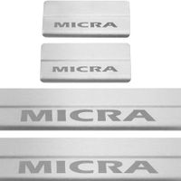 Listwa progowa NISSAN MICRA K14 Stal nierdzewna 304 mat 4szt