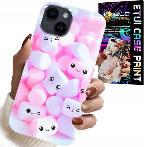 ETUI DO IPHONE 14 - WZÓR W SŁODKIE PIANKI, OBUDOWA, PLECKI na Arena.pl