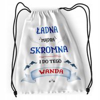 Plecak Dla Wandy Sportowy Szkolny Worek Torba Z Nadrukiem Ze Zdjęciem
