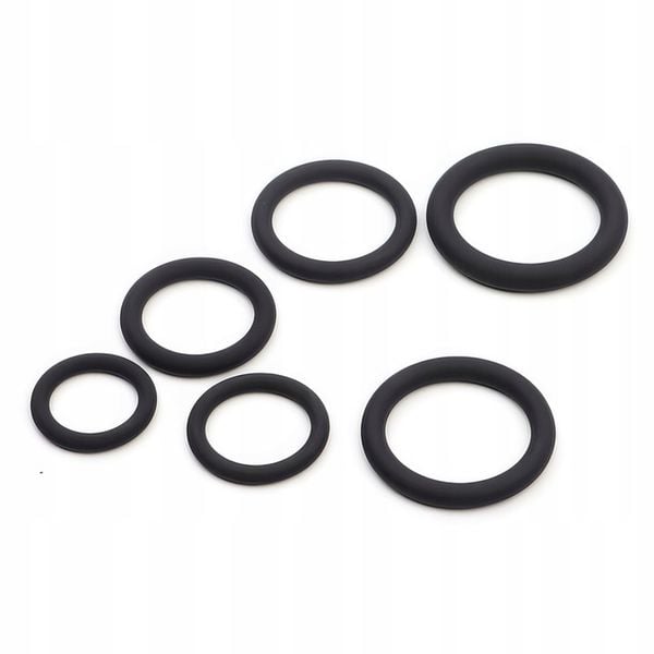 PIERŚCIENIE EREKCYJNE NA PENISA ZESTAW RING 6 SZT PRZEDŁUŻONY STOSUNEK zdjęcie 11