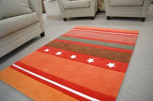 Dywan AKRYL STAR czerwony na Arena.pl