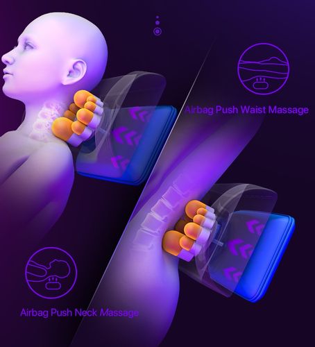 Poduszka masująca shiatsu masażer do karku pleców brzucha ud stóp na Arena.pl