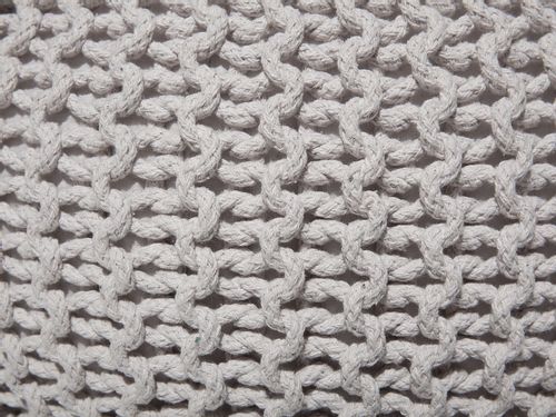Puf 40 x 25 cm jasnoszary CONRAD na Arena.pl