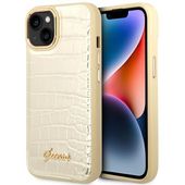Guess GUHCP14MHGCRHD iPhone 14 Plus 6,7" złoty/gold hardcase Croco