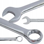 KLUCZE PŁASKIE OCZKOWE 6-36 ZESTAW KOMPLET KLUCZY PŁASKICH 17EL BENSON BY B