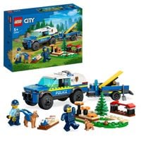 LEGO CITY SZKOLENIE PSÓW POLICYJNYCH W TERENIE