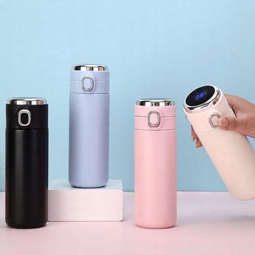 KUBEK TERMICZNY DUŻY TERMOS Z USTNIKIEM 420ML LCD SMART na Arena.pl