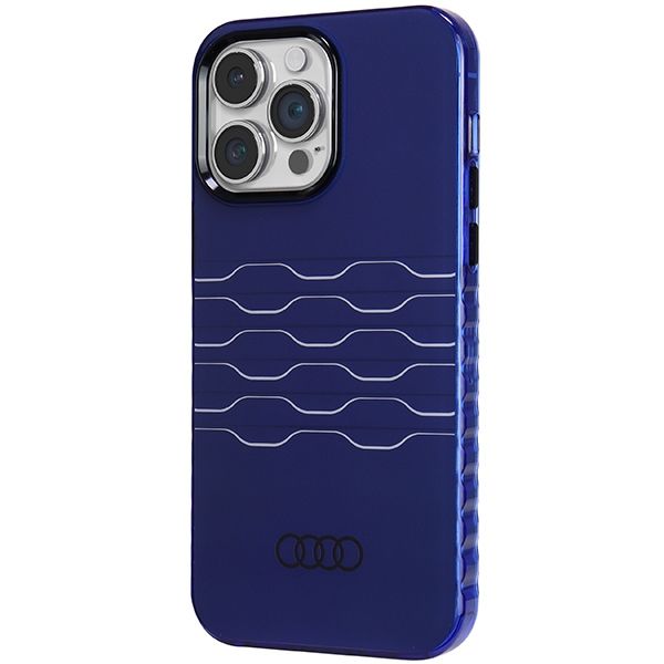 Etui Audi do iPhone 14 Pro Max, Niebieski, MagSafe zdjęcie 2