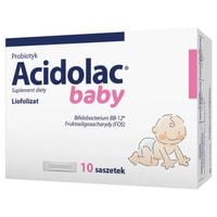 Acidolac Baby, dla niemowląt i dzieci, 10 saszetek