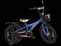 Rower dziecięcy na kołach 18 cali PRIME BMX Sport BLUE Metalic + dodatki
