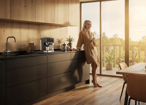 Ekspres do kawy ciśnieniowy kolbowy spieniacz pojemnik 20 bar 1350W na Arena.pl