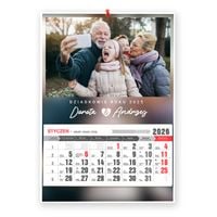 Foto kalendarz 2026 ze zdjęciem na dzień babci i dziadka