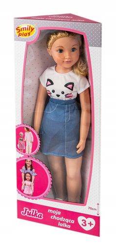 SMILY PLAY Duża lalka 70 cm księżniczka długie włosy na Arena.pl