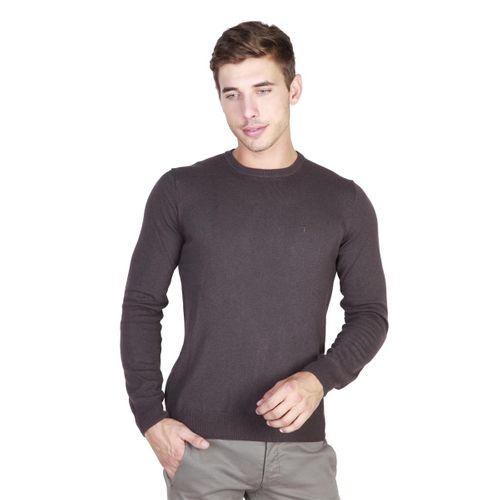 Trussardi sweter męski brązowy L na Arena.pl