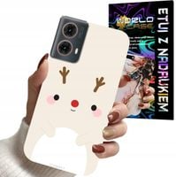 ETUI CASE DO MOTOROLA MOTO G85 5G - ŚWIĄTECZNE WZORY RENIFER MIKOŁAJ ŚWIĘTA