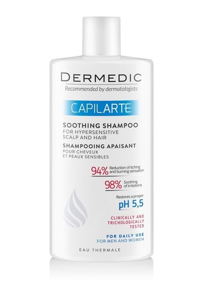 DERMEDIC CAPILARTE 300 ml Szampon Kojący zdjęcie 8