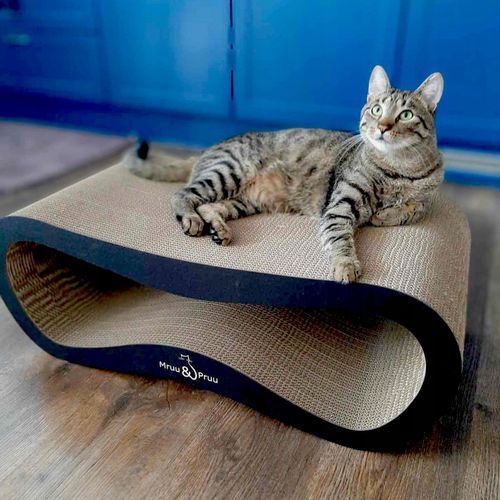 Drapak dla kota LEON | czarny 40cm |78x28x40 cm | MruuPruu na Arena.pl