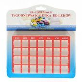 Organizer schowek do dawkowania tabletek TYDZIEŃ
