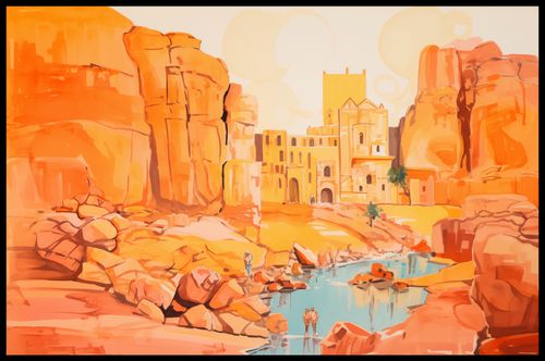 Plakat 86,4x56,8cm Ruiny pod Słońcem na Arena.pl