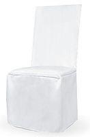 Pokrowiec biały na krzesło pokrowce KOMUNIA