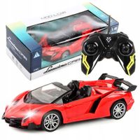 SPORTOWY SAMOCHÓD ZDALNIE STEROWANY AUTO R/C NA PILOTA PREZENT DLA CHŁOPCA