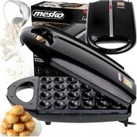 Opiekacz do orzeszków ciastek forma 24 szt czarny szybki mocny 1600w XXL