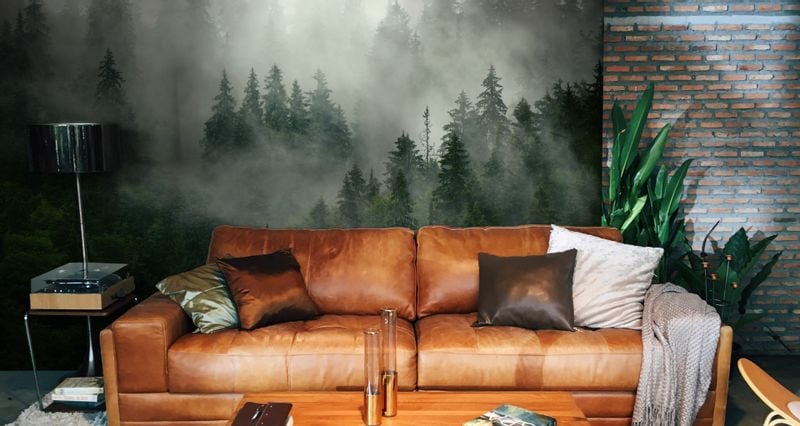 Fototapeta Ścienna DRZEWA we Mgle Widok 3D 400x280 zdjęcie 4