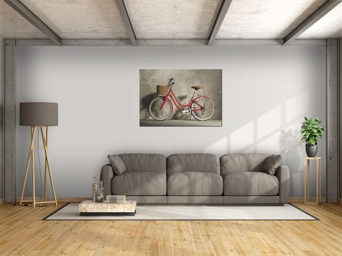 Obraz Czerwony rower 100x70 JAKOŚĆ+ na Arena.pl