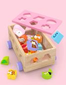 DLA NAJMŁODSZYCH DREWNIANY SORTER ZWIERZĄTKA