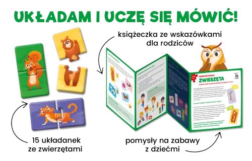Pierwsze puzzle. Zwierzęta na Arena.pl