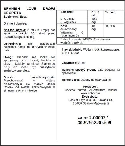 supl.diety spanish love drops secrets na Arena.pl