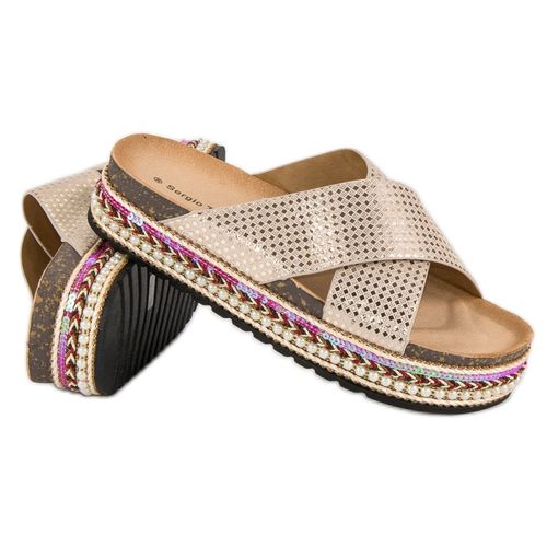 Klapki ethnic print r.36 na Arena.pl