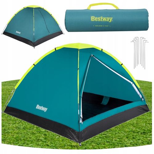 Namiot Turystyczny Kempingowy 2-3 Osobowy 210x210cm + Torba Bestway 68085 na Arena.pl