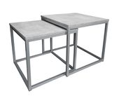 Stolik kawowy 2W1 beton podstawa szara