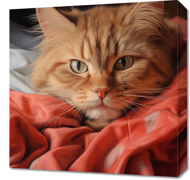 Obraz 50x50cm Mruczący Spokój zdjęcie 1