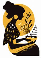 Plakat 39,5x55cm Kobieta i Natura