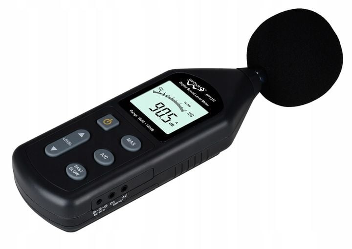 DECYBELOMIERZ SONOMETR MIERNIK NATĘŻENIA POZIOMU DŹWIĘKU, HAŁASU, GŁOŚNOŚCI zdjęcie 5