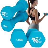 Zestaw Hantli Ciężarki Hantle Neoprenowe Żeliwne do Ćwiczeń 2x 1,5 kg