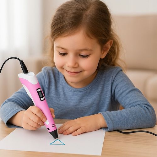 Długopis 3D Drukarka Zestaw + Wkłady 100m PLA Filament 4 KOLORY DO WYBORU na Arena.pl