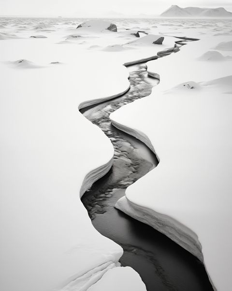 Plakat 40x50cm Szczeliny Mrozu zdjęcie 1