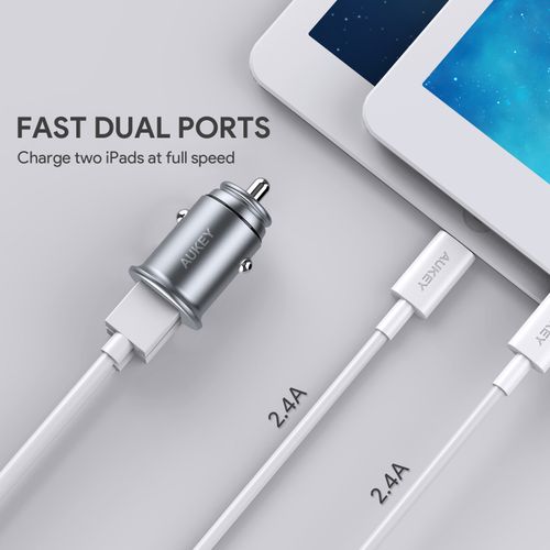 Ładowarka samochodowa Aukey CC-S2 4.8A 2xUSB-A na Arena.pl