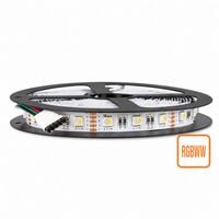 TASMA LED RGBW 12V 19.2W/M 5M SMD 5050 CZUJNK RGB BIALY IP20