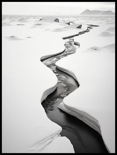 Plakat 60x80cm Szczeliny Mrozu na Arena.pl