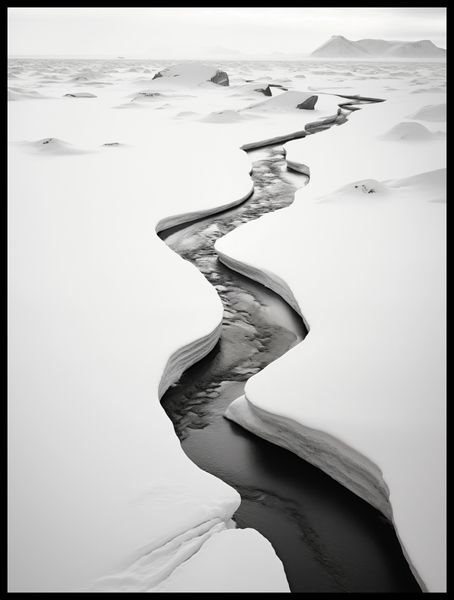 Plakat 60x80cm Szczeliny Mrozu zdjęcie 2