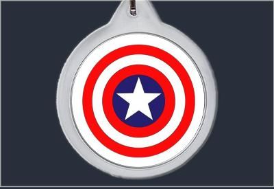 Brelok do kluczy Kapitan Ameryka zdjęcie 1