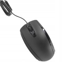 Mysz HP Biurowa Optyczna Myszka do Komputera Laptopa Czarna Przewodowa